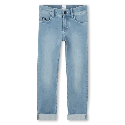 LIGHT BLUE DENIM PANT SLIM FIT / J51984-Z25