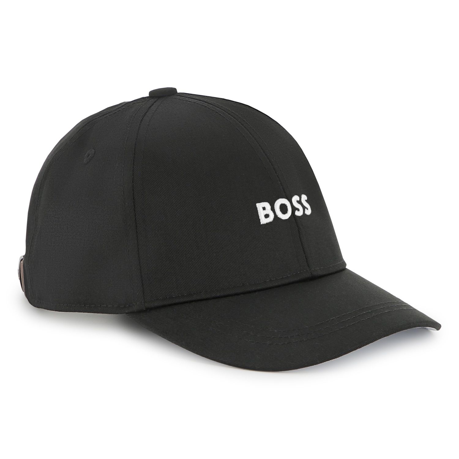 BLACK BASEBALL CAP WHITE LOGO / J51685-09B