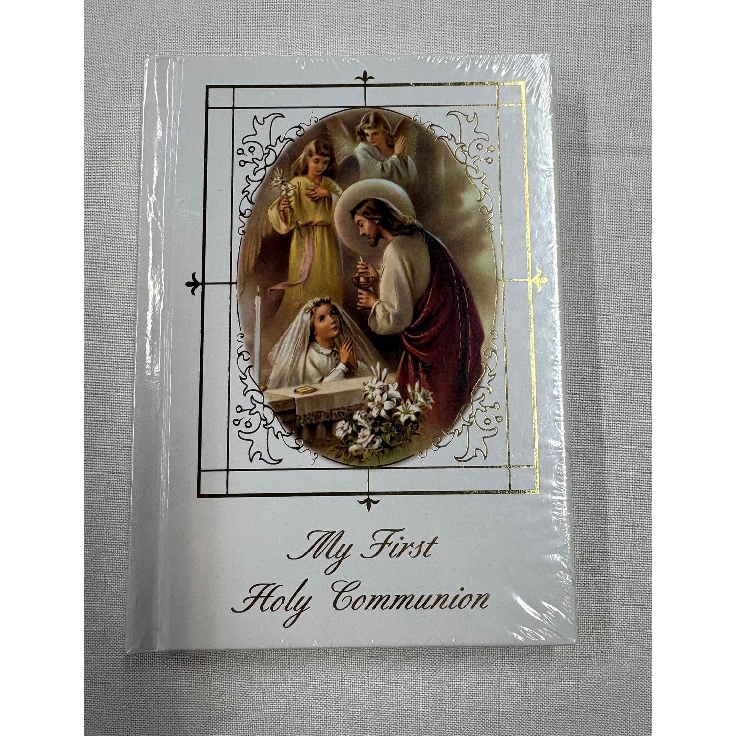 WHITE COMMUNION MISSAL GIRL'S / BDF904 TRADITIONAL
