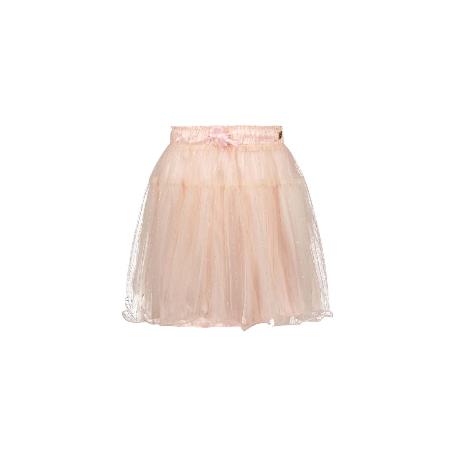 PINK GOLD TULLE SKIRT FLARED / 411-5703-225