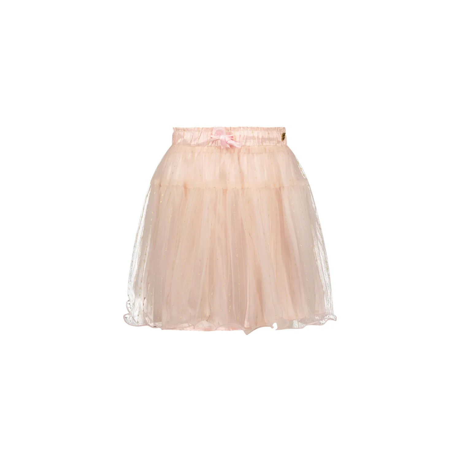 PINK GOLD TULLE SKIRT FLARED / 411-5703-225