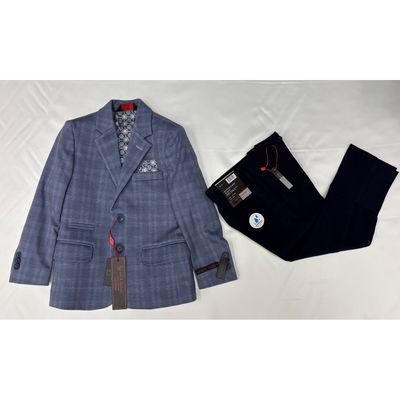 2PC BLUE COOLED POW & NAVY PANT SLIM FIT / 5446-LZDT-507