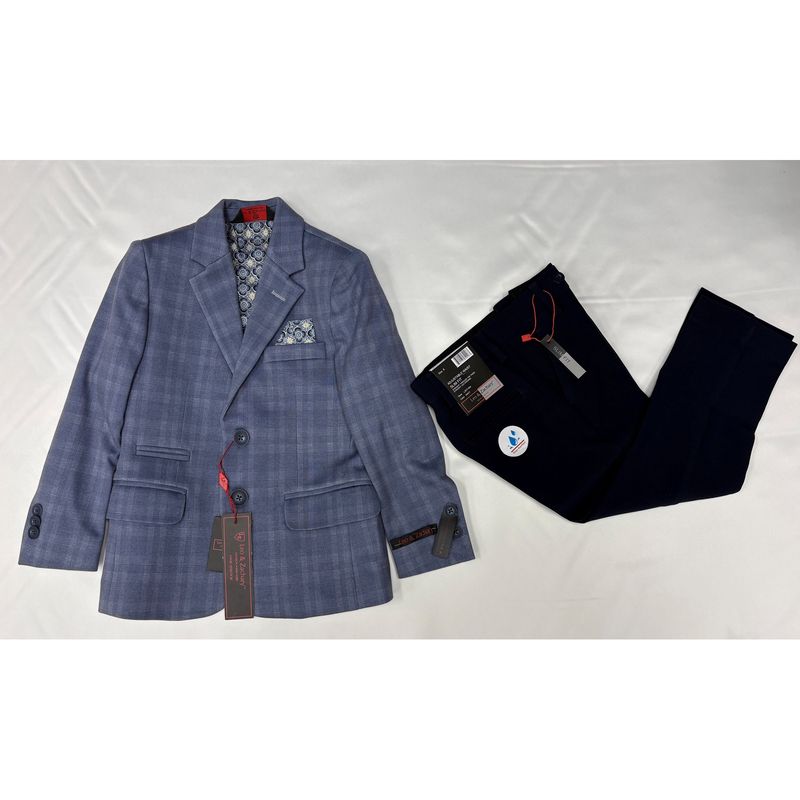 2PC BLUE COOLED POW & NAVY PANT SLIM FIT / 5446-LZDT-507 2PC BLUE COOLED POW & NAVY PANT SLIM FIT / 5446-LZDT-507