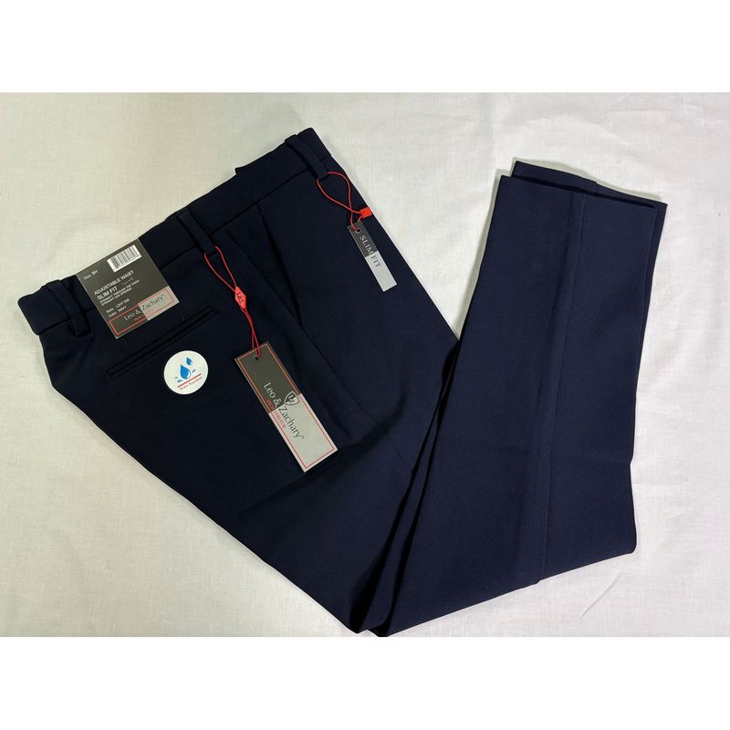 NAVY HUSKY PANT WATER REPELLANT ADJ.WAIST / LZHT508 NAVY HUSKY PANT WATER REPELLANT ADJ.WAIST / LZHT508