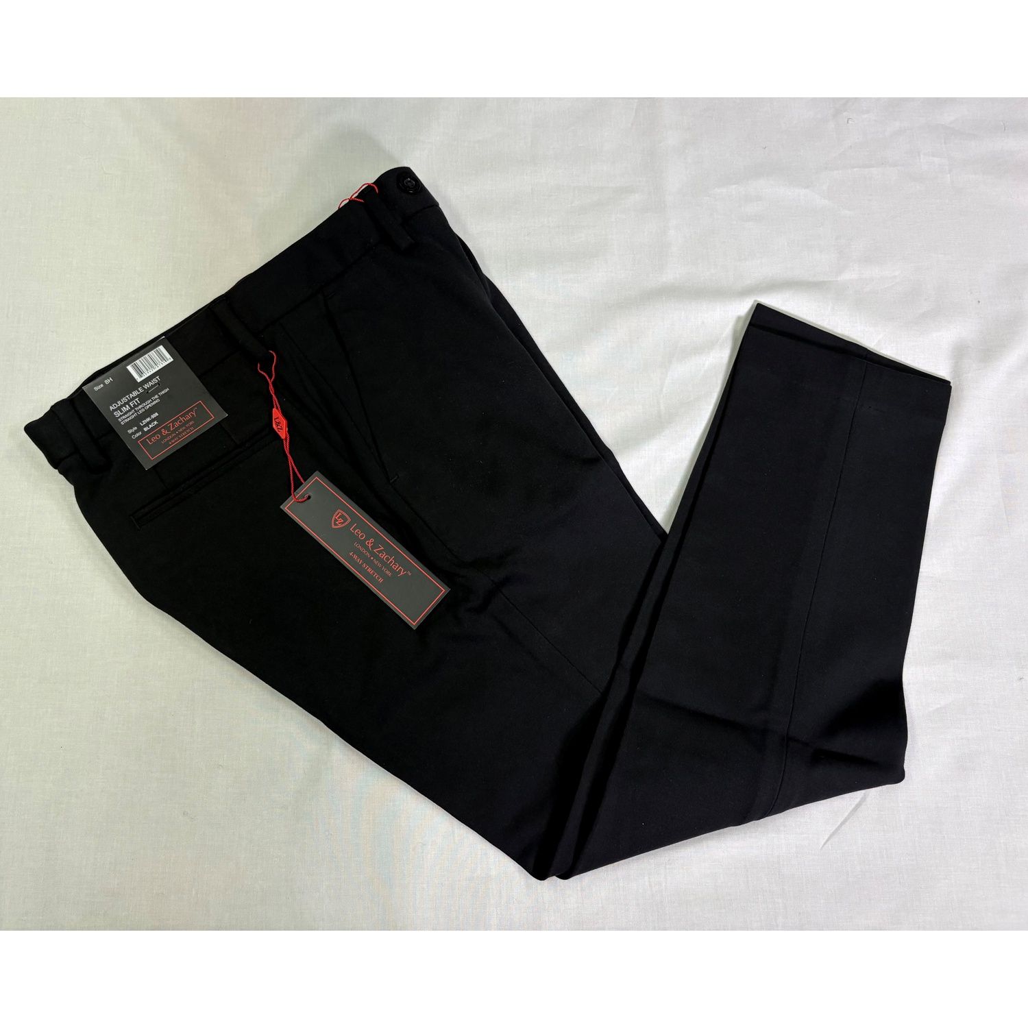 BLACK HUSKY PANT SLIM FIT WATER REPELLANT ADJ. WAIST / LZHT508