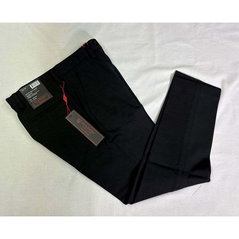BLACK HUSKY PANT SLIM FIT WATER REPELLANT ADJ. WAIST / LZHT508 BLACK HUSKY PANT SLIM FIT WATER REPELLANT ADJ. WAIST / LZHT508