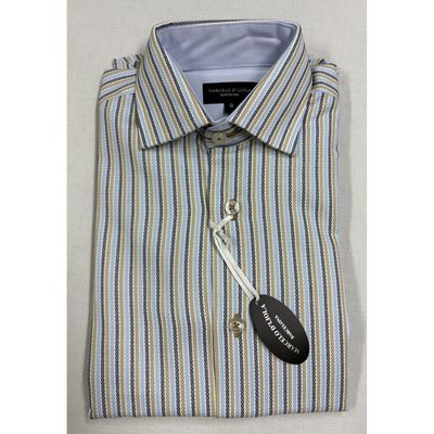 STRIPED SHIRT BLUE NAVY YELLOW / 50010
