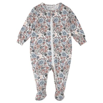 OFF WHITE SLEEPER FLORAL PRINT 2 WAY ZIPPER / 25SAS19P01B