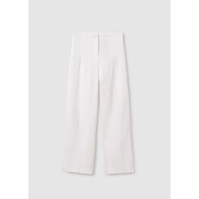 OFF WHITE LONG PANT STRETCH / 6532-086