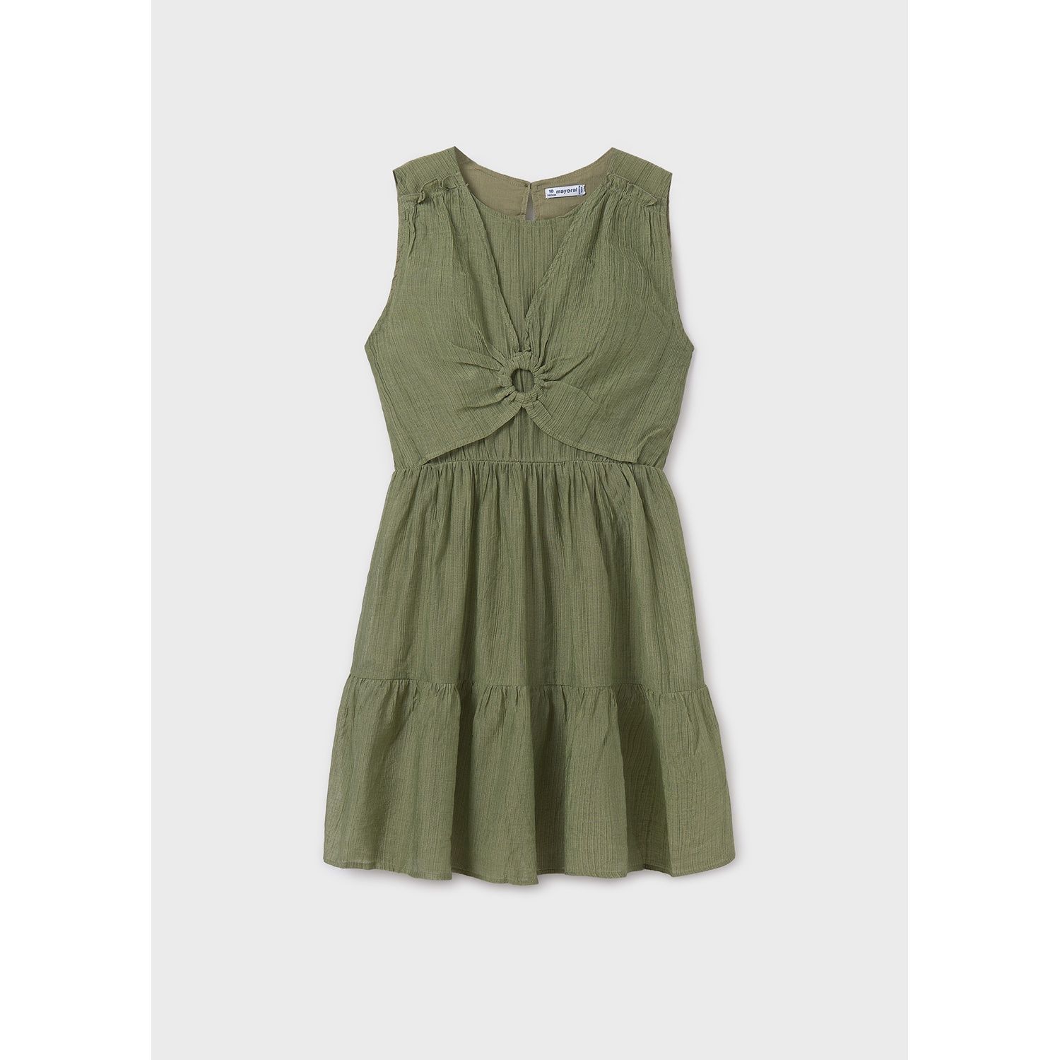MOSS GREEN DRESS FRONT PANEL / 6990-029