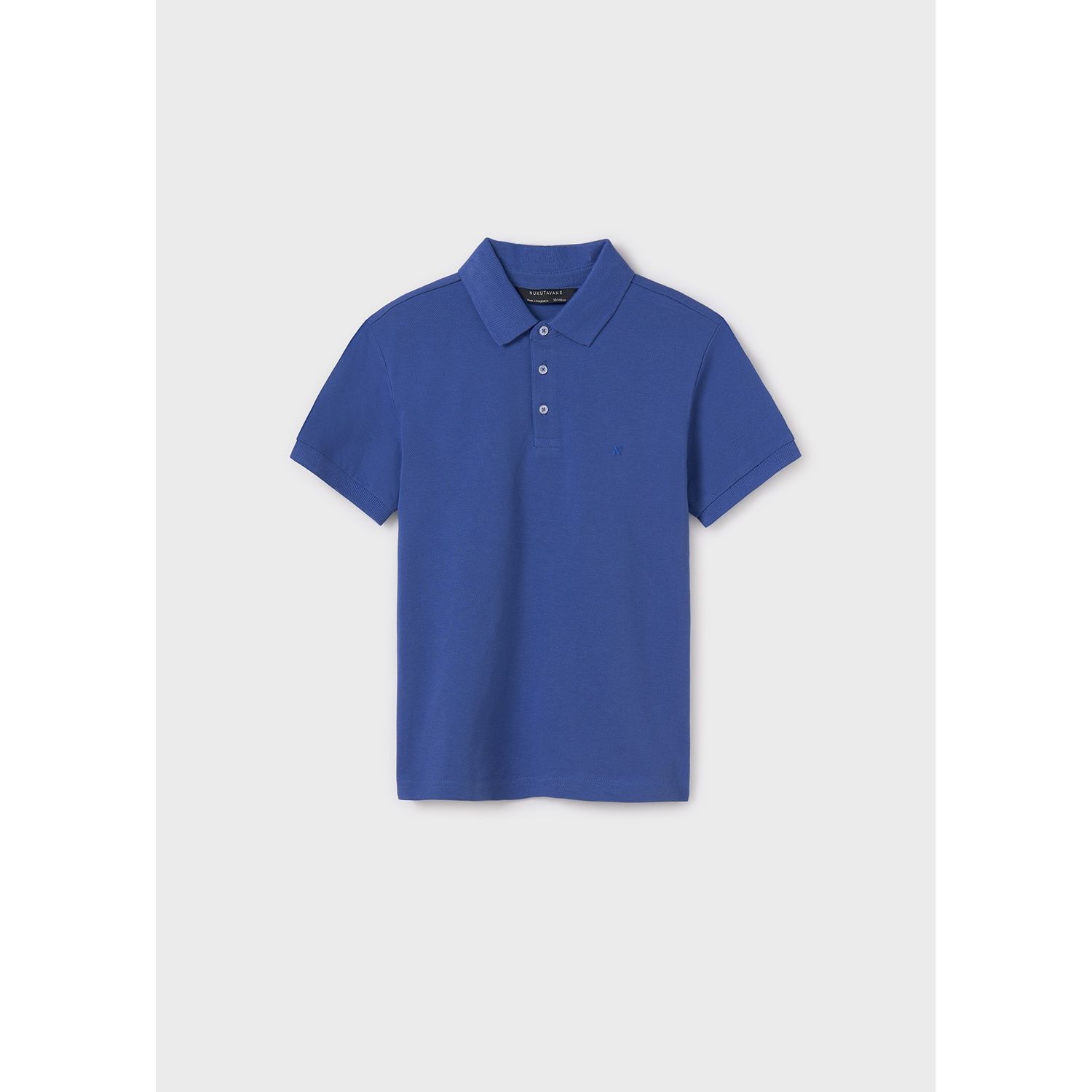 BLUE POLO TOP SHORT SLEEVE BASIC / 890-077