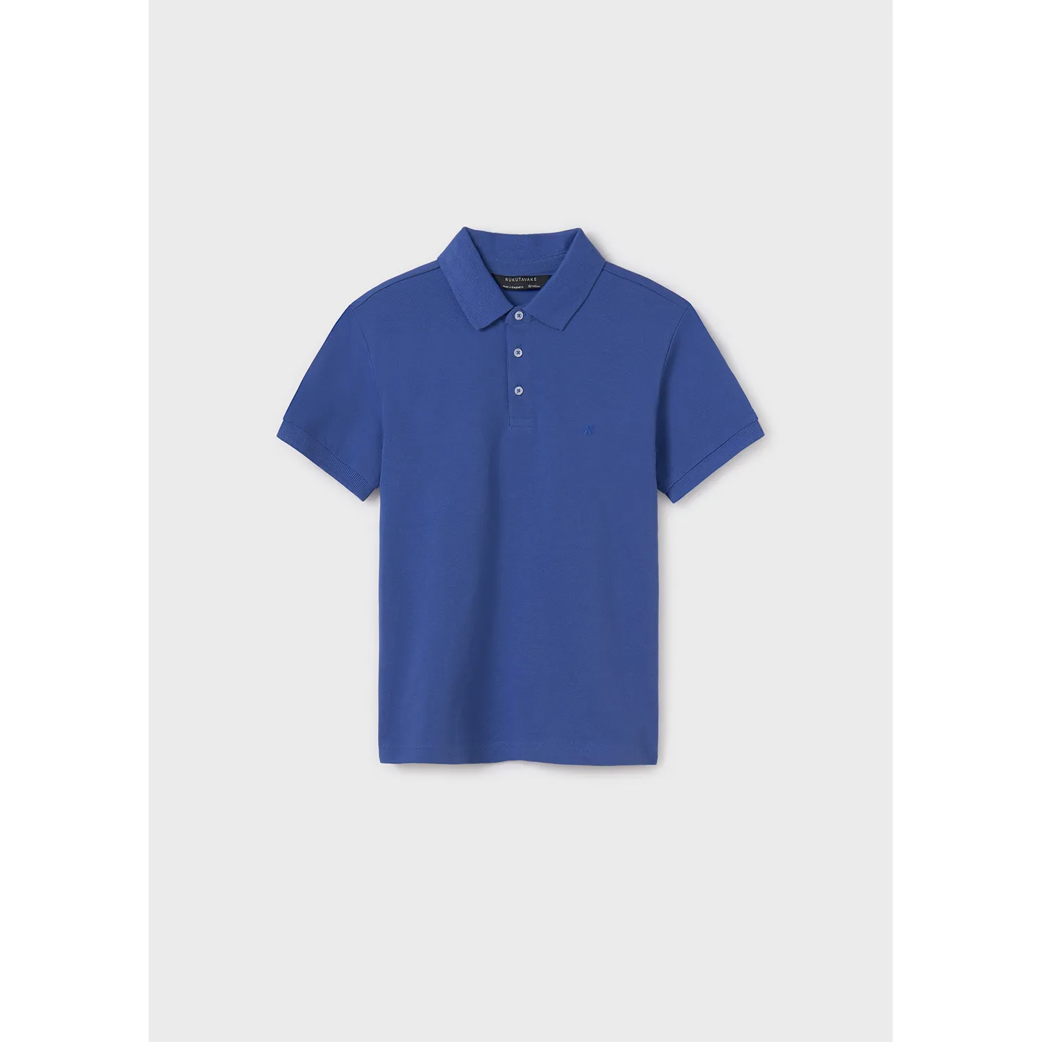 BLUE POLO TOP SHORT SLEEVE BASIC / 890-077