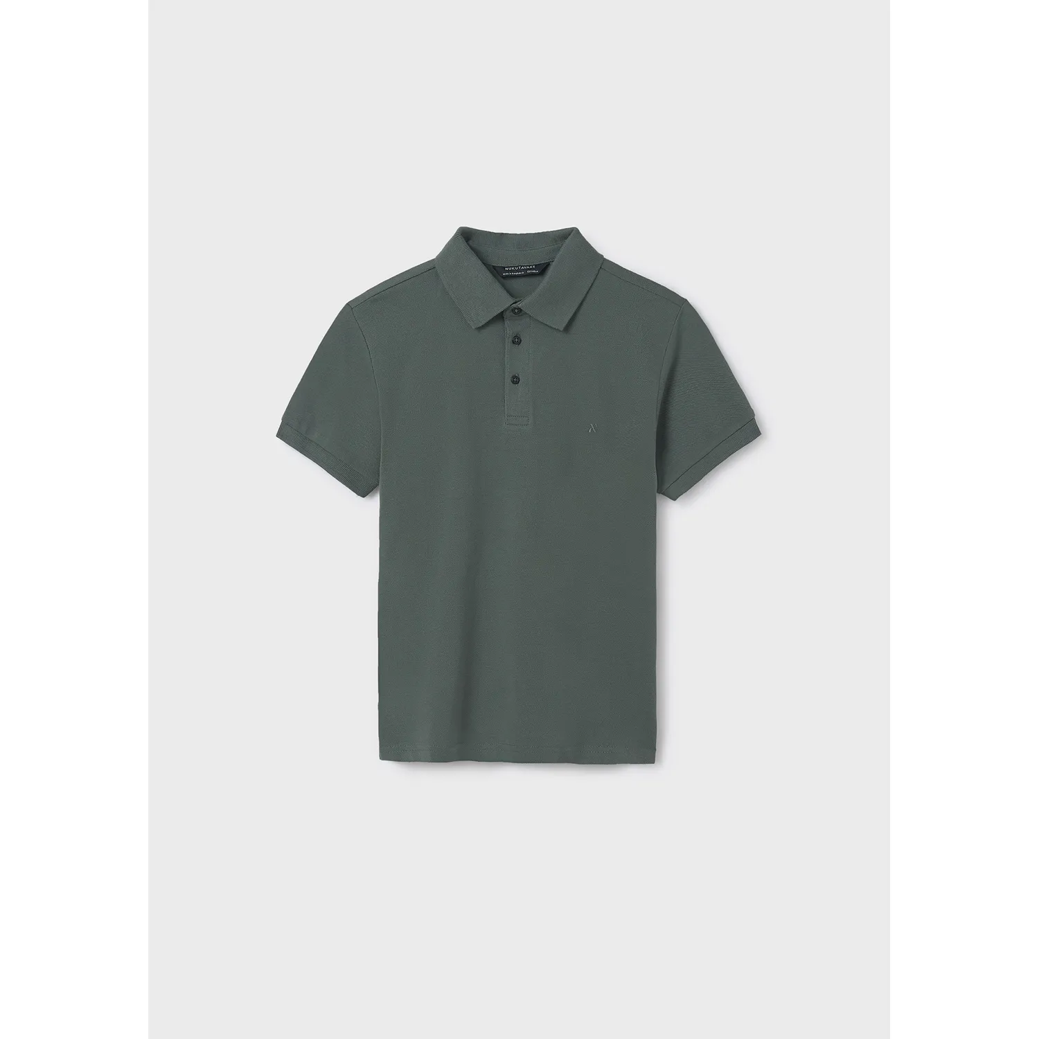 GREEN POLO TOP SHORT SLEEVE BASIC / 890-079