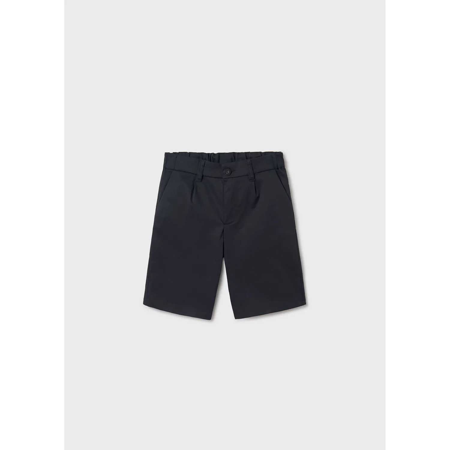 BLACK BERMUDA SHORT SLIM FIT ZIP POCKET / 6201-065