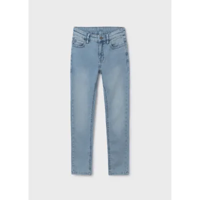 BLEACHED DENIM PANT SLIM FIT / 6530-085