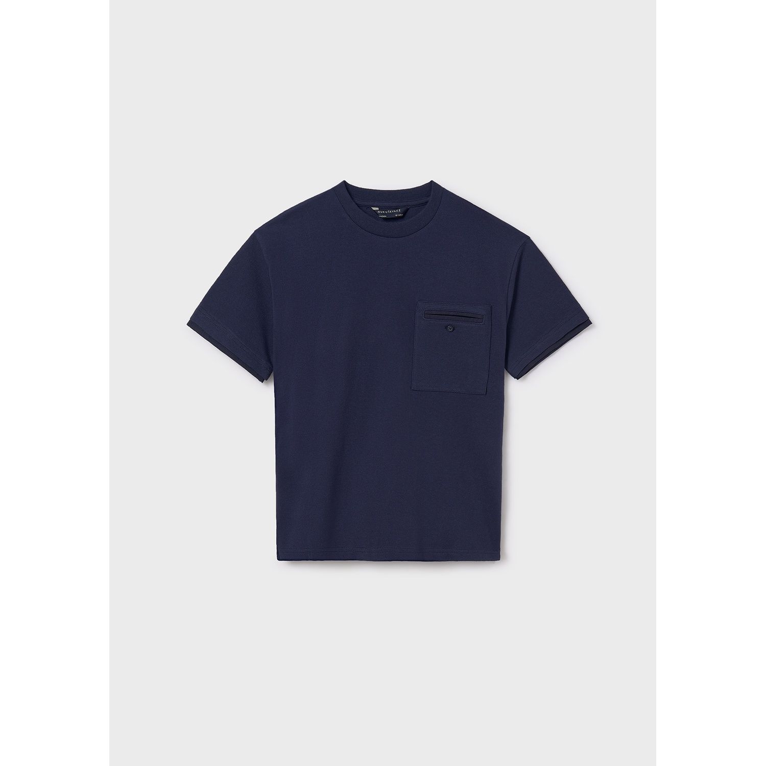 NAVY TSHIRT SHORT SLEEVE WITH POCKET / 6004-097