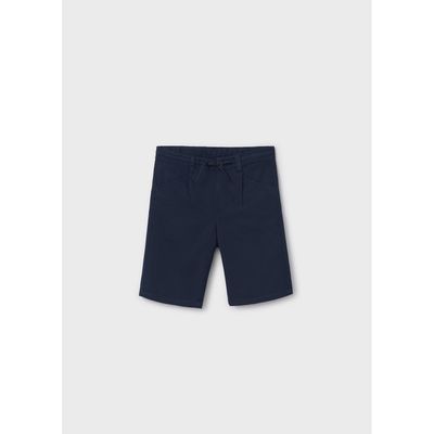 NAVY BERMUDA CHINO RELAXED FIT / 6205-076