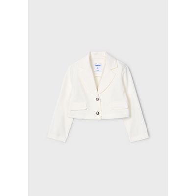 OFF WHITE JACKET 2 BUTTONS IMITATION POCKETS / 3405-073