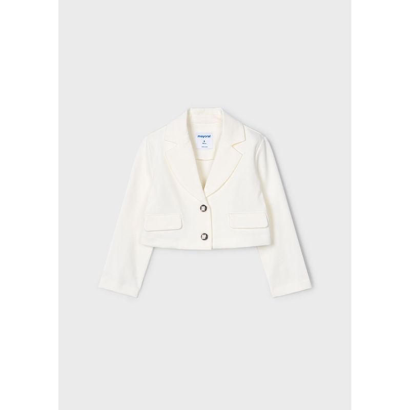 OFF WHITE JACKET 2 BUTTONS IMITATION POCKETS / 3405-073