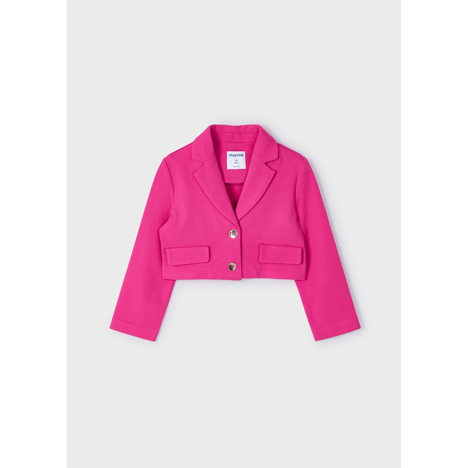 MAGENTA RED JACKET 2 BUTTON IMITATION POCKETS / 3405-072
