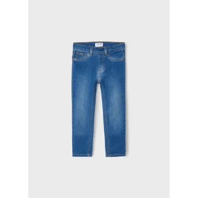 MEDIUM BLUE DENIM PANT SKINNY FIT / 548-040