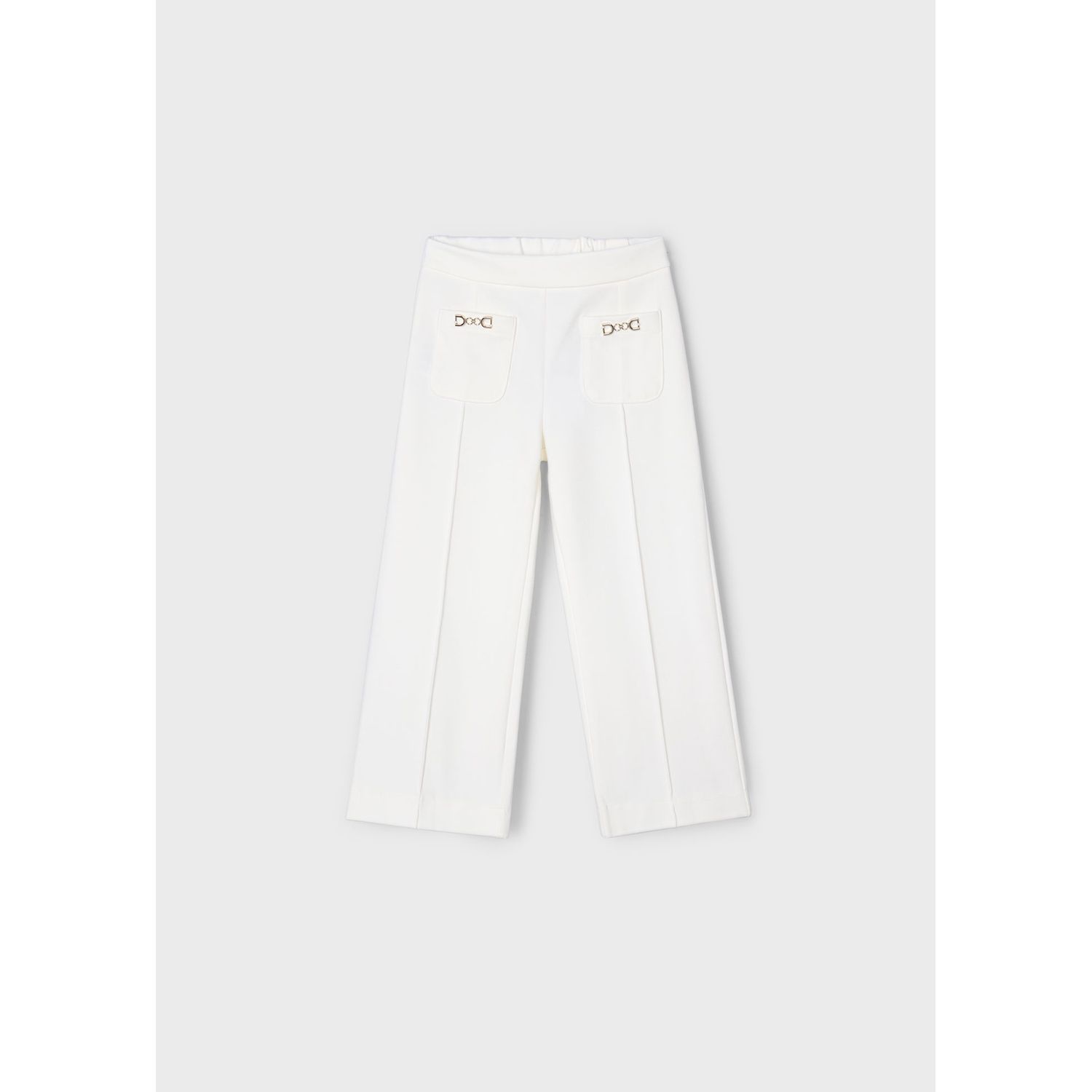 OFF WHITE LONG PANT CHAIN POCKET TRIM / 3552-040