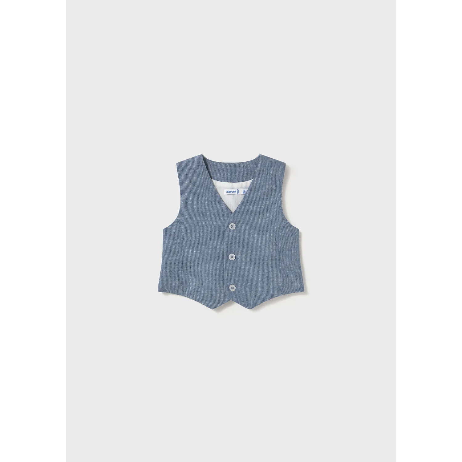 BLUE DRESS VEST 3 BUTTONS / 1303-044