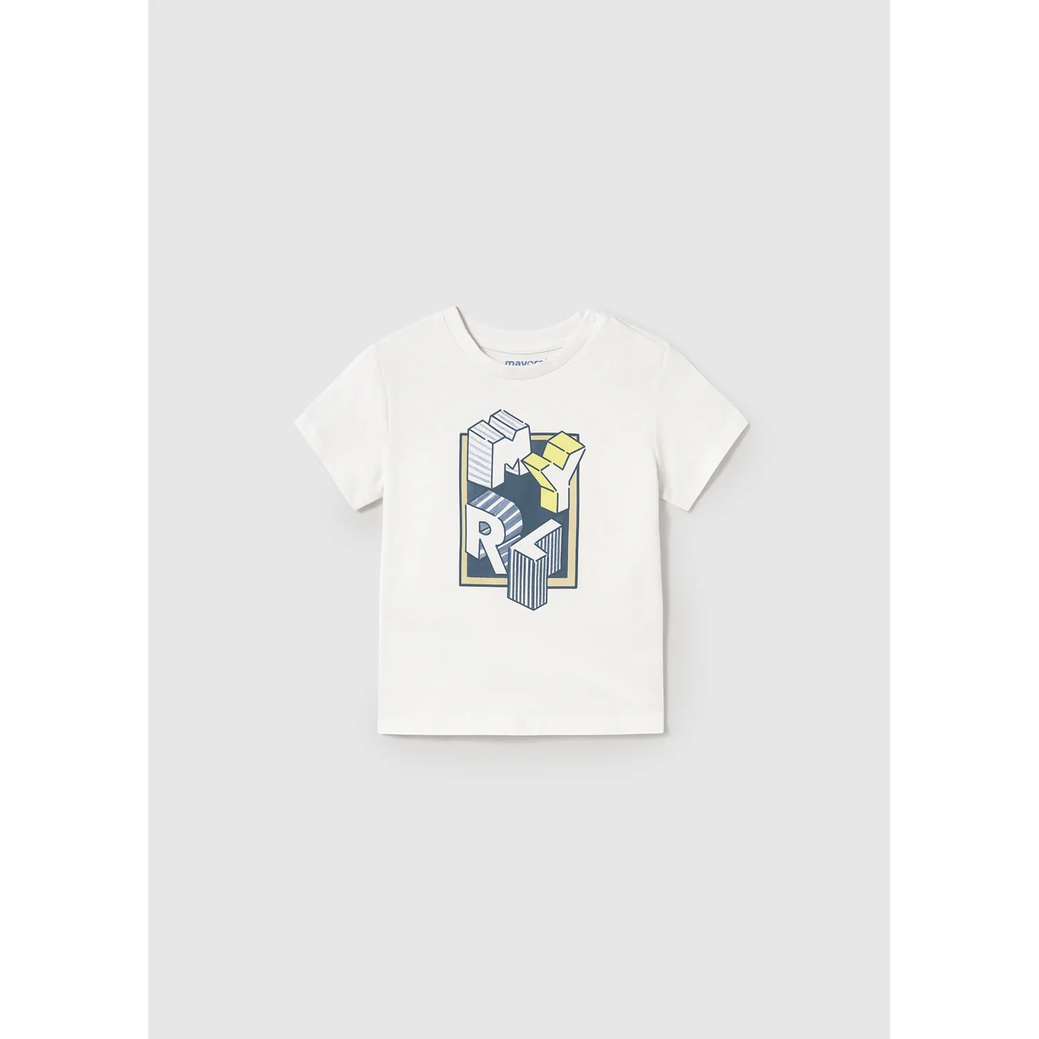 WHITE TSHIRT MCL PRINT SHORT SLEEVE / 106-028
