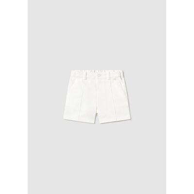 CREAM BERMUDA SHORTS DRESSY / 1240-091