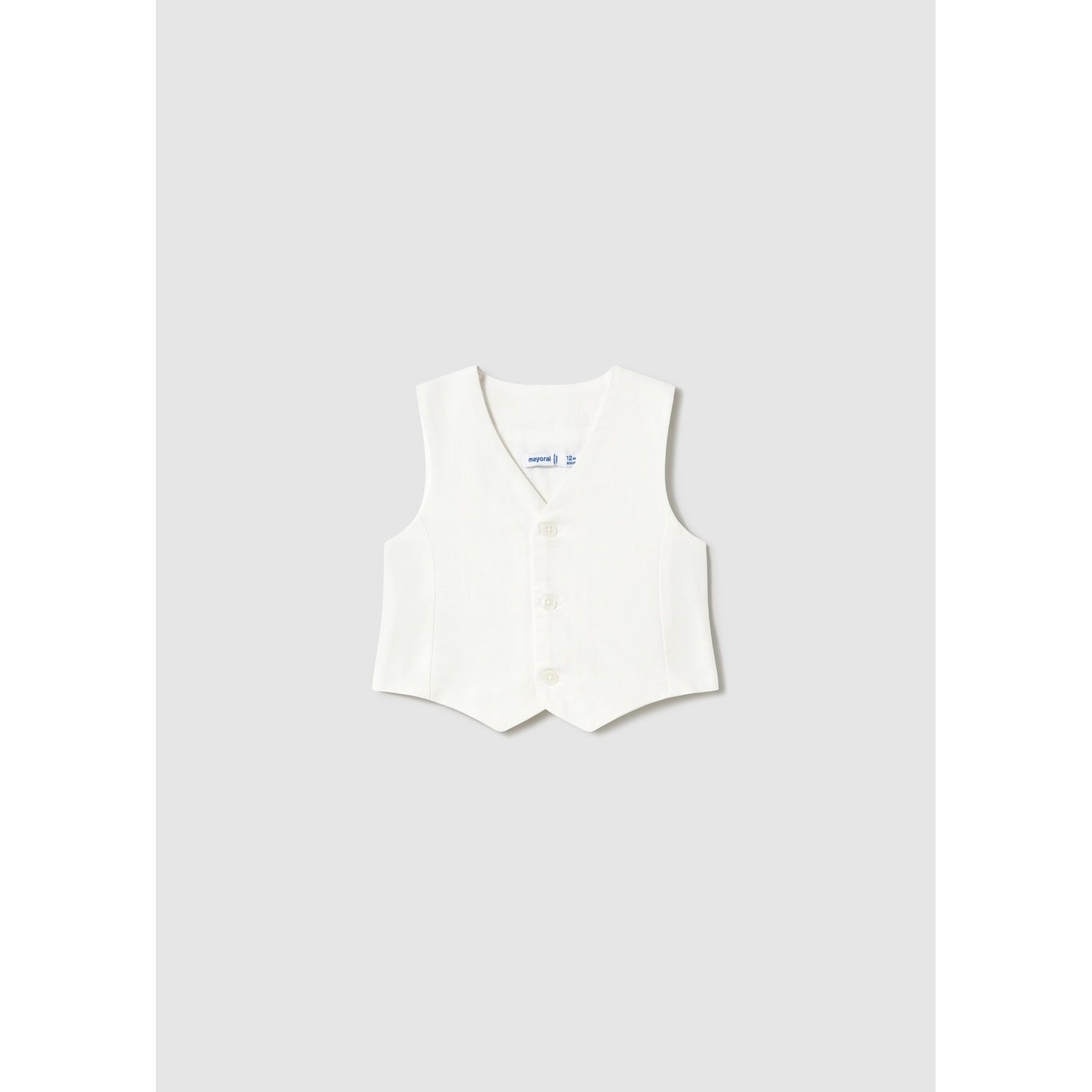 CREAM VEST DRESS / 1303-047