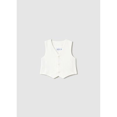 CREAM VEST DRESS / 1303-047