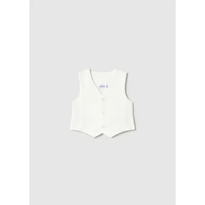CREAM VEST DRESS / 1303-047