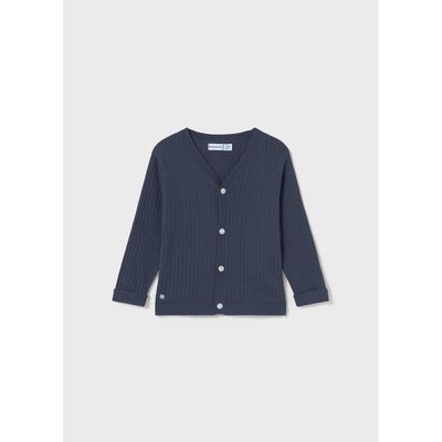 MIDNIGHT NAVY KNIT CARDIGAN DRESSY / 1305-049