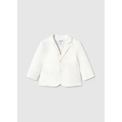 CREAM DRESS JACKET 2BUTTONS / 1470-054