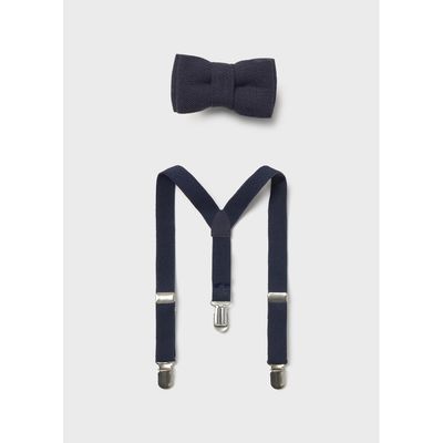 NAVY SUSPENDER & BOWTIE / 10891-069