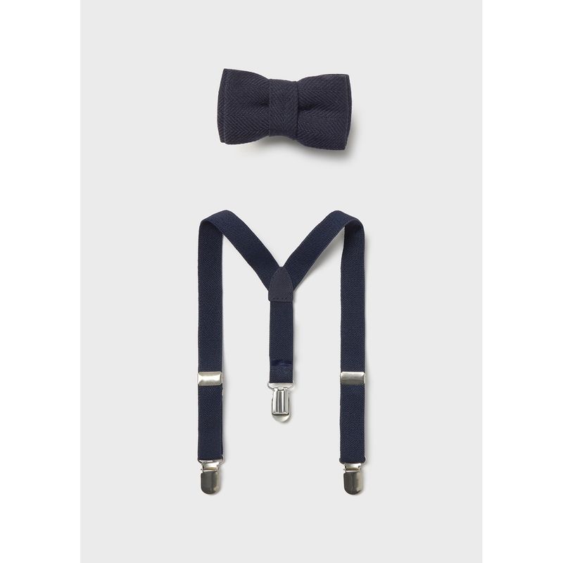 NAVY SUSPENDER & BOWTIE / 10891-069