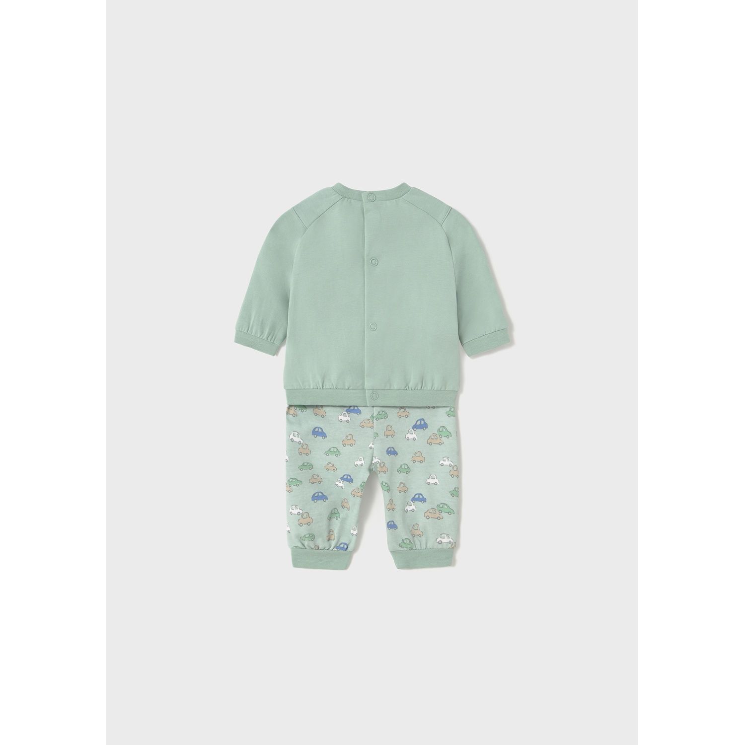 GREEN PANT SET CAR PRINTED PANT / 1612-063A