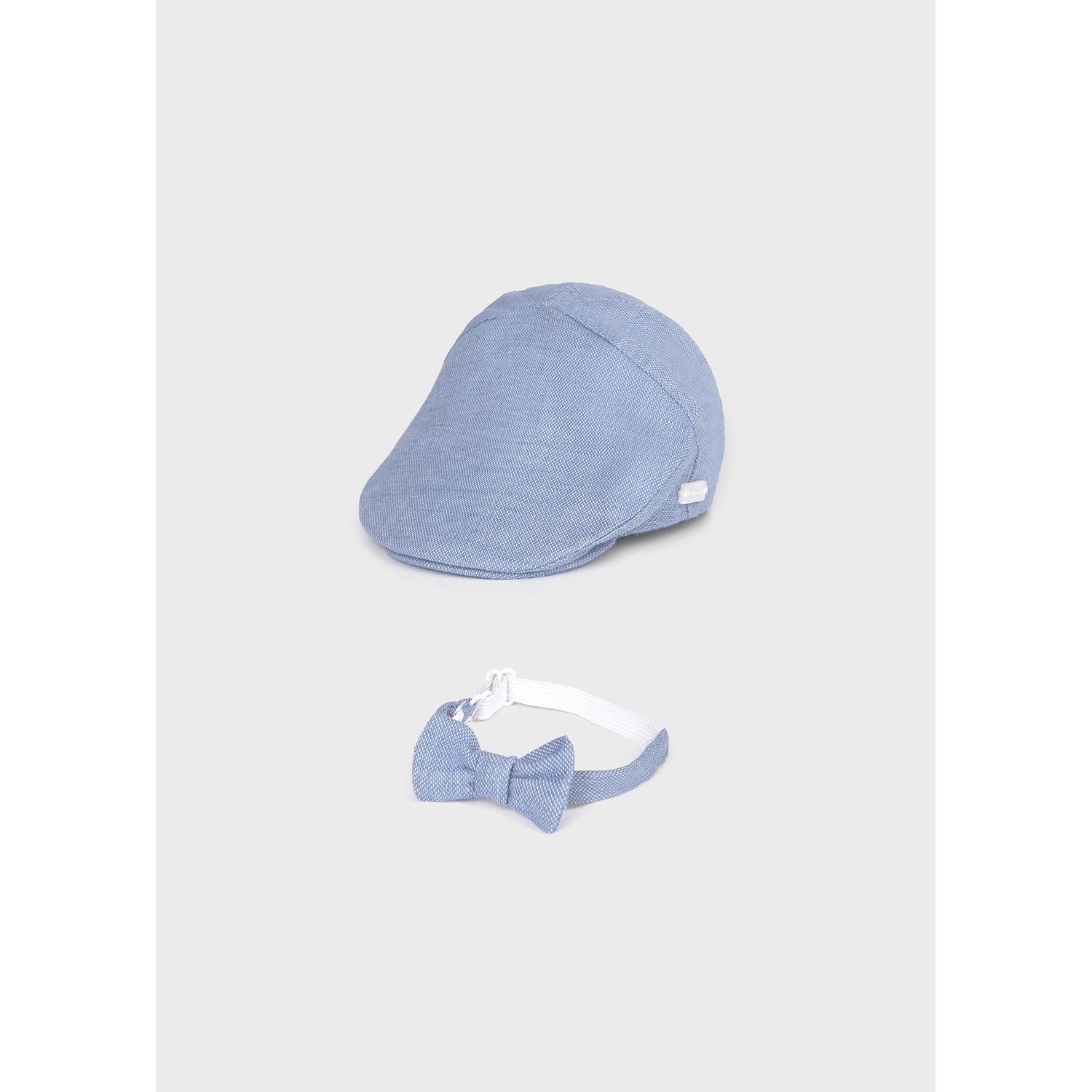 BLUE 2PC NONO FLAT CAP & BOWTIE / 9879-093