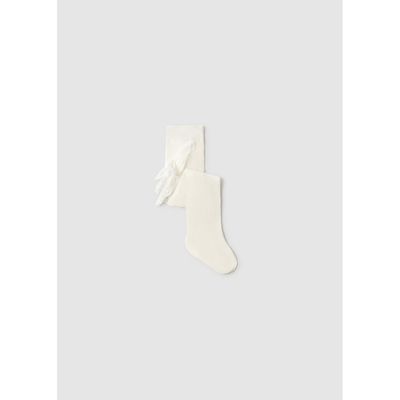 OFF WHITE TIGHT WITH RUFFLE TRIM / 9856-054