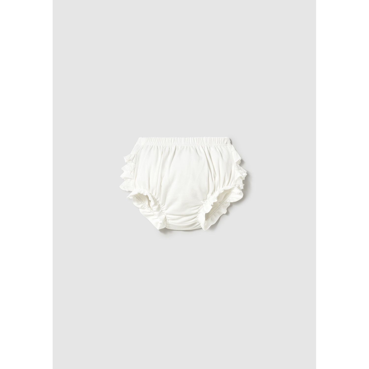 OFF WHITE RUFFLED PANTIES / 9852-044