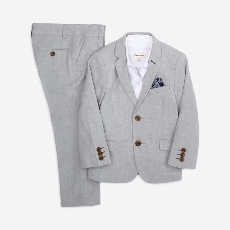 HEATHER GREY SUIT STRETCHY / 8SSU121 HEATHER GREY SUIT STRETCHY / 8SSU121