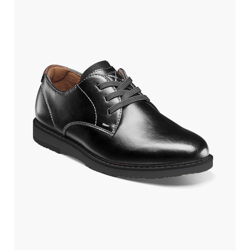 BLACK SHOE VIBE PT OX JR. BLK SMOOTH WITH LACES / 16699-005