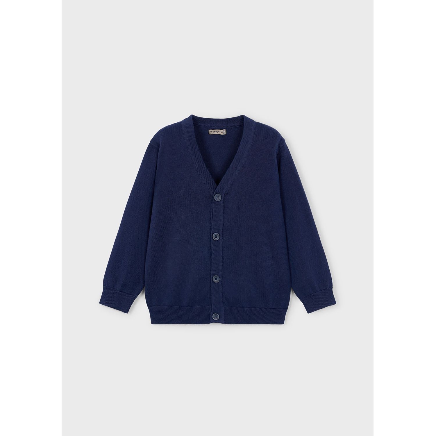 NAVY KNIT CARDIGAN VNECK / 3372-020