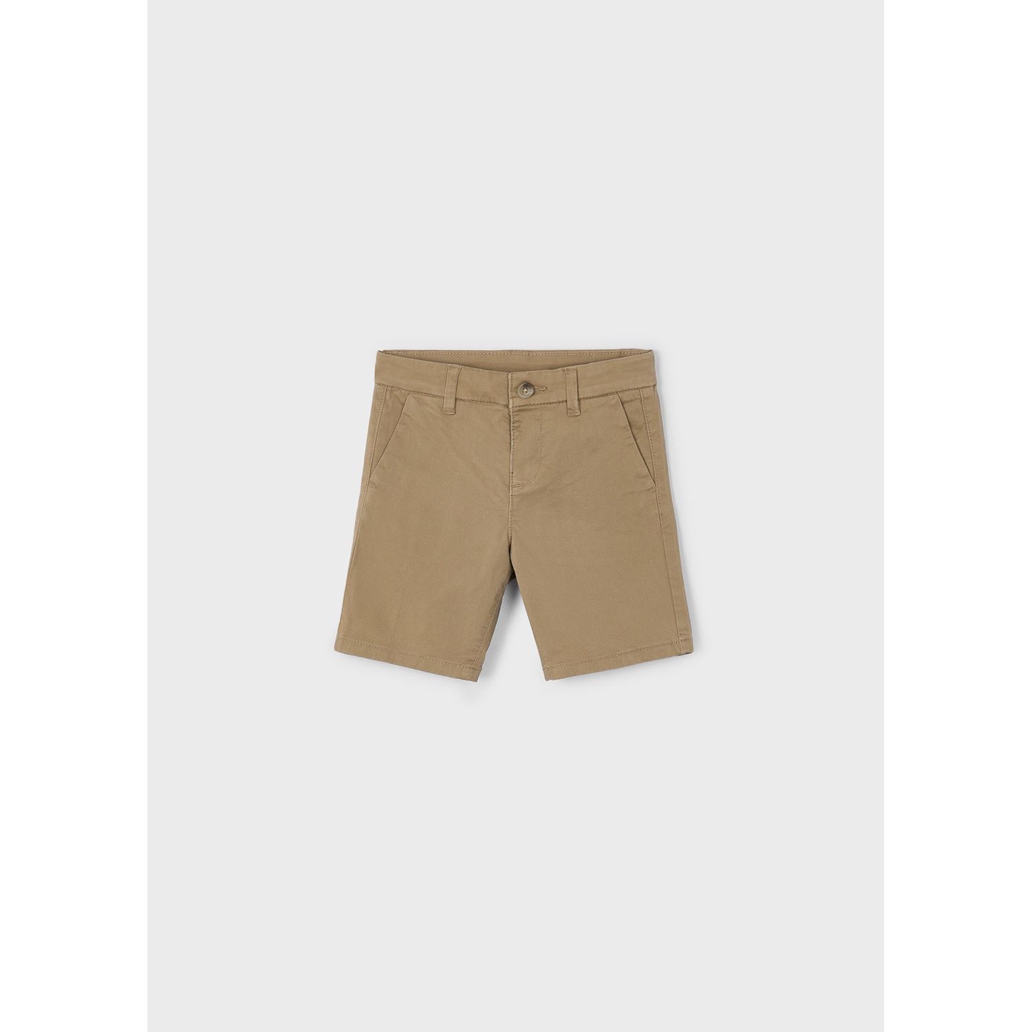 BROWN TWILL CHINO SHORTS / 202-037