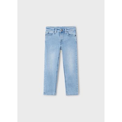 BLEACHED BLUE DENIM PANT SLIM FIT / 515-085