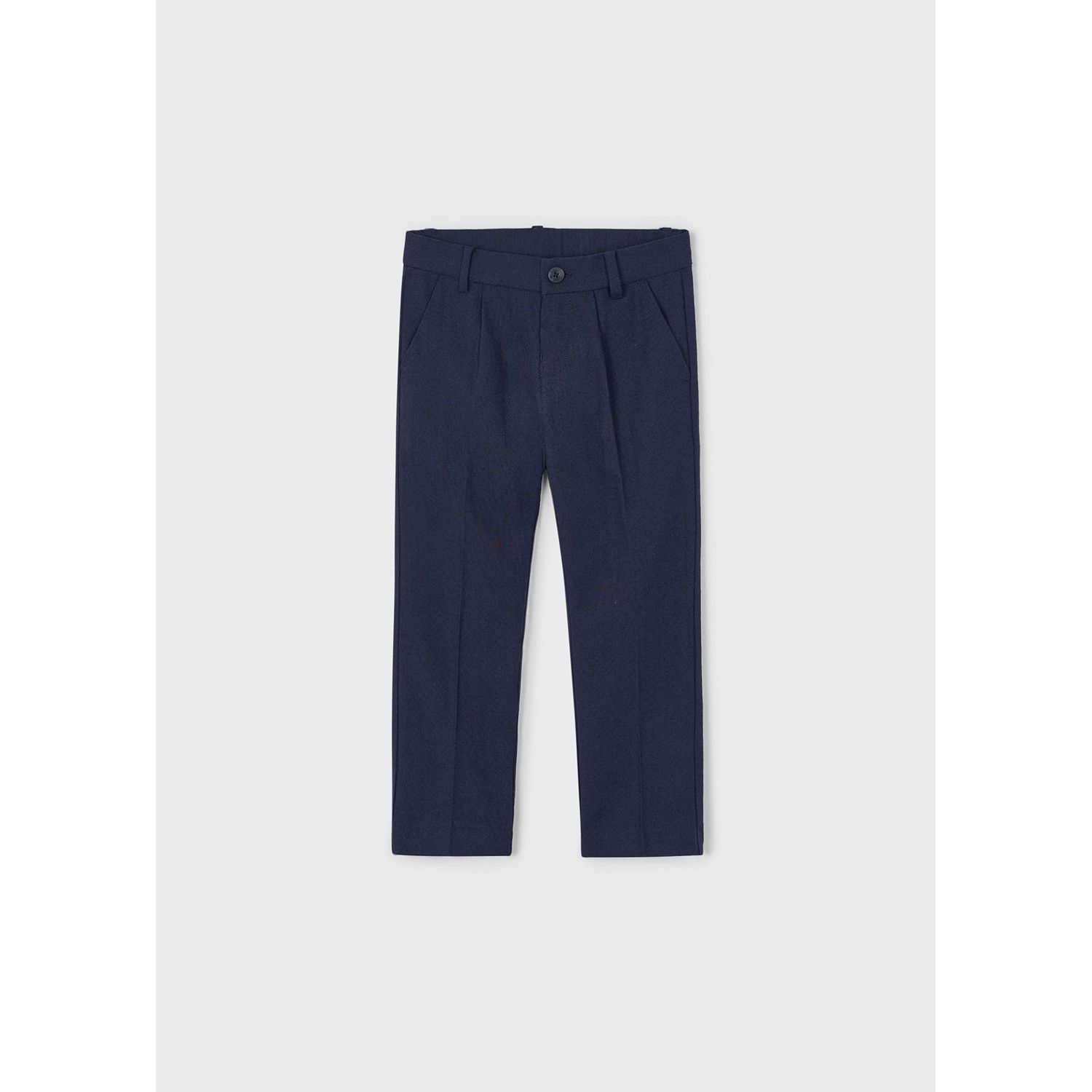 NAVY LINEN DRESS PANT CHINO TAILORING / 3563-054