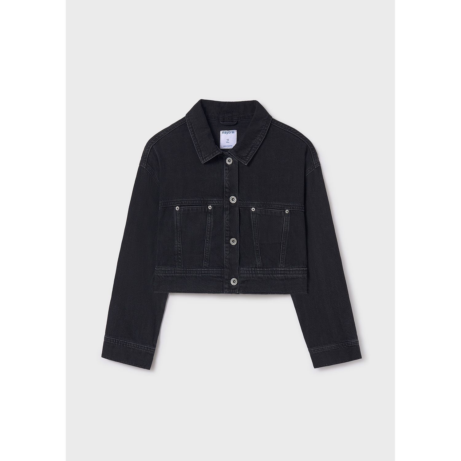 BLACK JEAN JACKET / 6405-069
