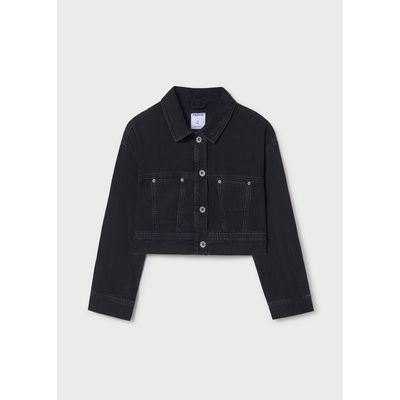 BLACK JEAN JACKET / 6405-069
