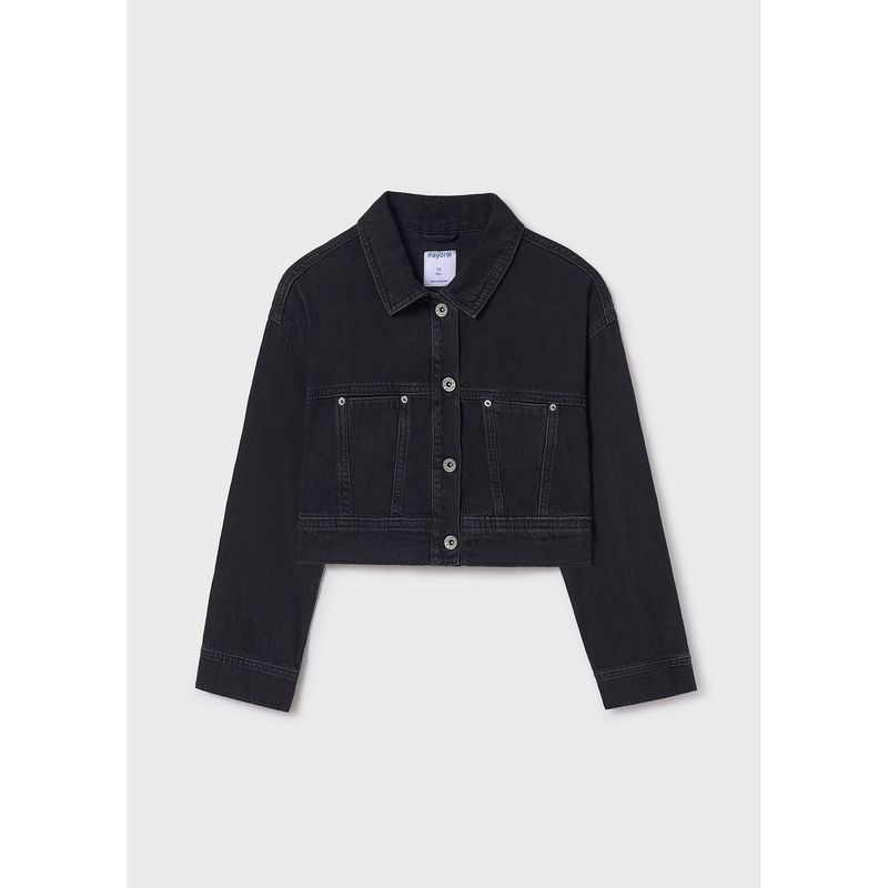 BLACK JEAN JACKET / 6405-069