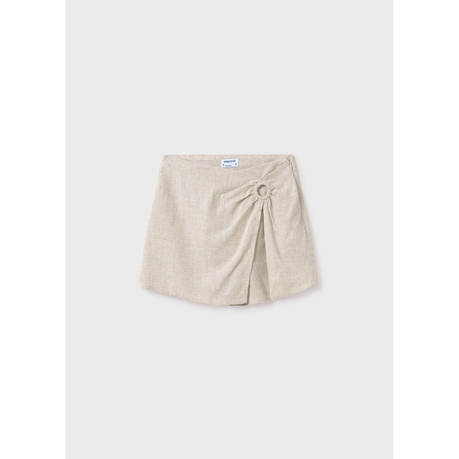 LINEN BEIGE SKORT / 6972-015